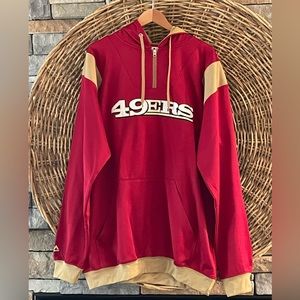 Men’s 49ers football hoodie. NWT!
